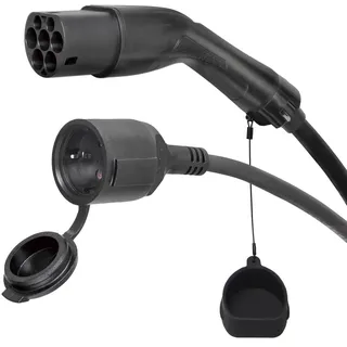 acocinas Typ 2 auf Schuko Ladekabel 0,5 m