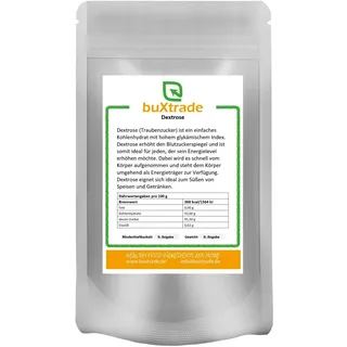 Buxtrade Dextrose Traubenzucker 25 kg Pulver