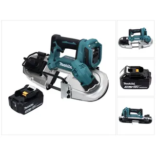 Makita DPB 183 F1 Akku Bandsäge 18 V 66 mm Brushless + 1x Akku 3,0 Ah - ohne Ladegerät