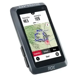 Sigma ROX 12.1 EVO Basic Set - Night Grey Fahrrad-Navi Fahrrad Europa Bluetooth®, GPS, GLONASS