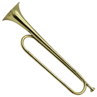 Signalhorn-Kavallerie-Trompete, Tragbare Messing-Kavallerie-Trompete, Retro-Standard-Trompete, Messing-Signalhorn-Instrumente, Musikinstrument Für Anfänger, Kavallerie-Signalhorn-Trompete