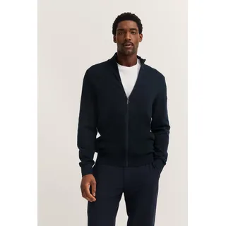 Bugatti Strickjacke mit Reißverschluss in marine | Marine