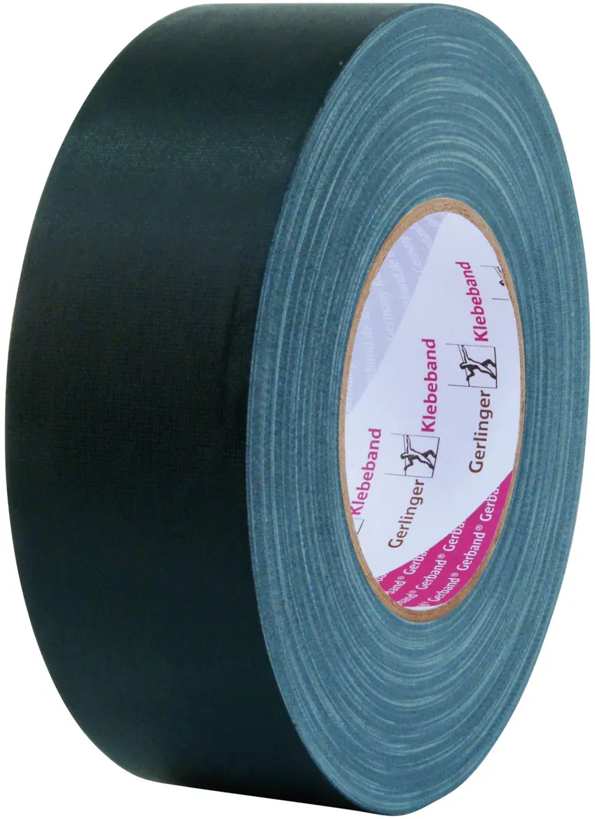 GERBAND Zellwollgewebe-Klebeband 258, 50 mm x 50 m, schwarz