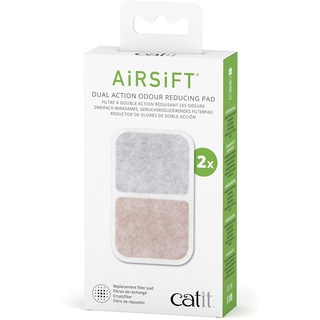 Catit AiRSiFT Dual Action Pad 2er-Pack Katzentoilettenzubehör