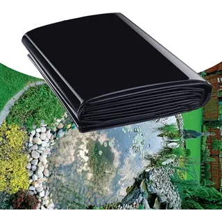 Ddasam Teichfolie 9x11m Teichfolie Gartenteich HDPE für Fischteich Bachbrunnen Wassergarten Wassergarten, UV und Witterungsbeständig Teichfolie Garte