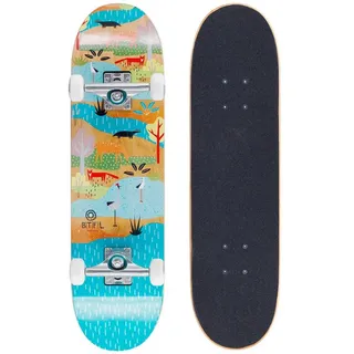 BTFL Kinder Komplettboard Bjoerk, Kinder Skateboard 7.5" x 28" mit ABEC 9 Kugellager für Anfänger und Fortgeschrittene, Geschenke für Mädchen und Jungs: