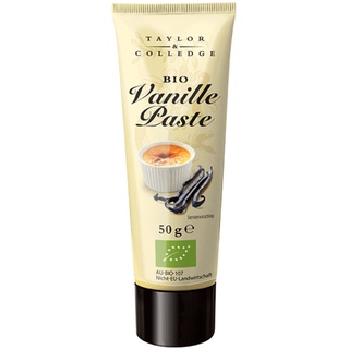 Taylor & Colledge Vanillepaste aus natürlichen Vanilleschoten Bio 50g in Tube 0,05 kg Gewürze