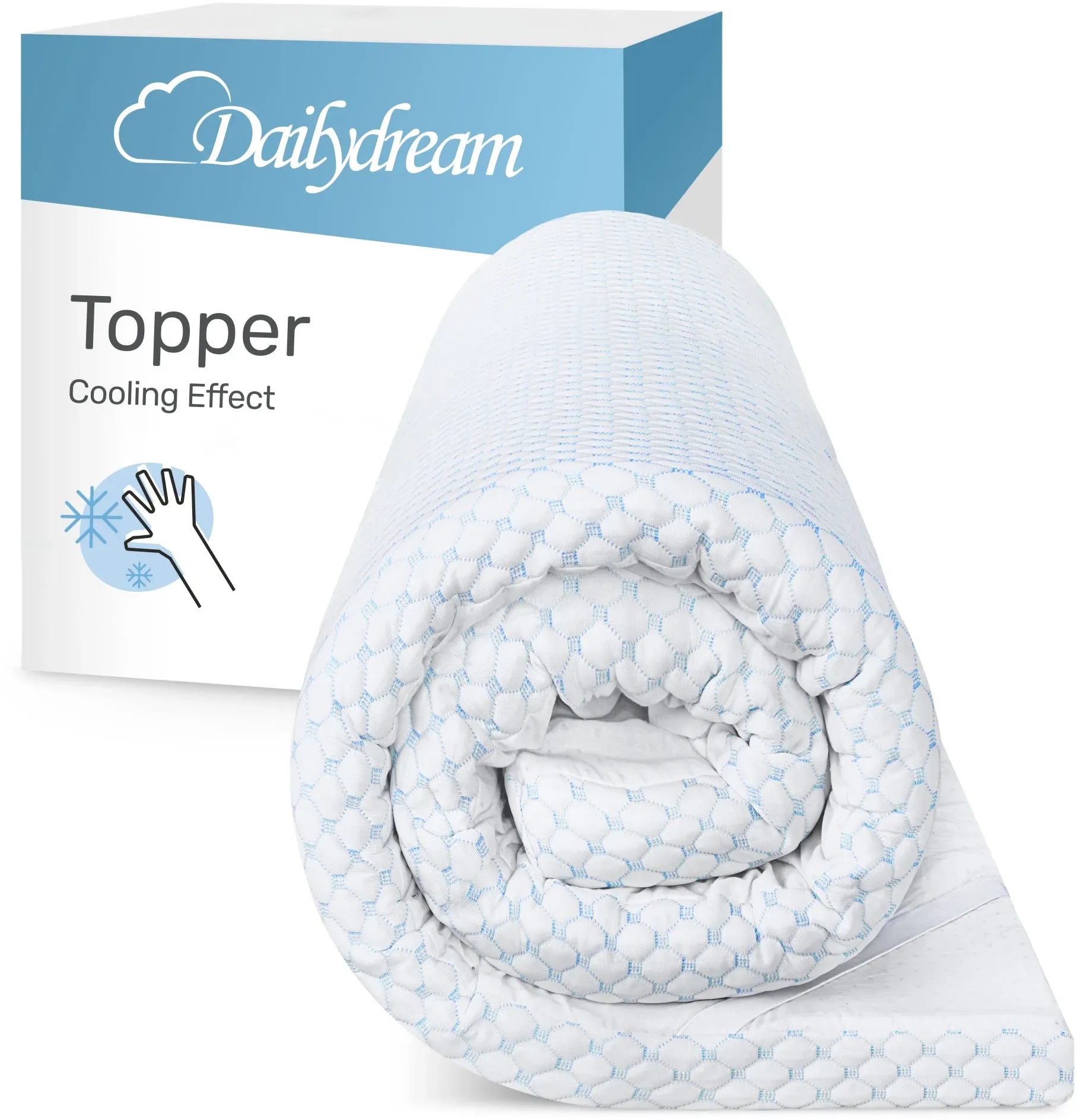 Kühlender Topper mit Visco-Schaum