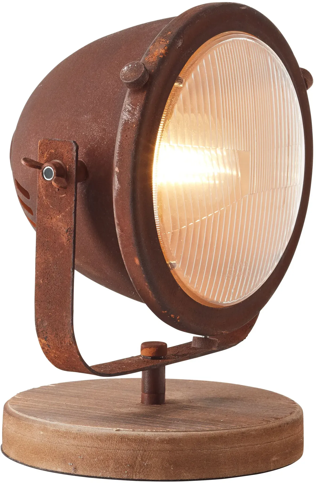 Brilliant Tischleuchte Rost Industrial Carmen E27 max. 40W schwenkbar