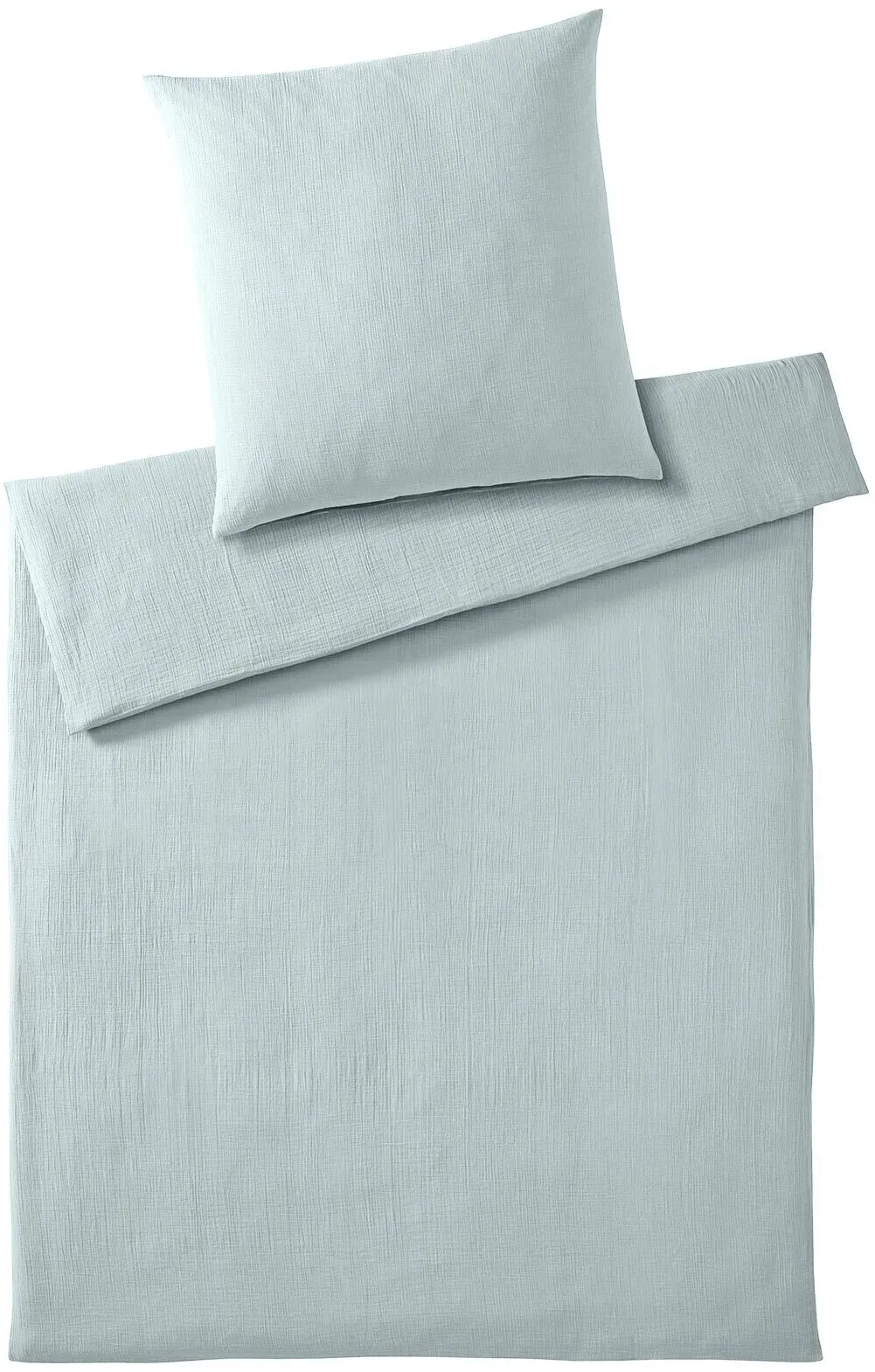 elegante Musselin Bettwäsche Smooth Kissenbezug einzeln 40x80 cm | mint - grün