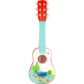 Small Foot Company Small foot 10725 - Gitarre Kleiner Fuchs, Kinder-Musikinstrument, Holz, 53x17cm
