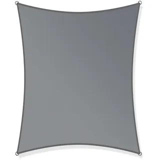 toboli Sonnensegel Rechteck 3x4m Windfester Sonnenschutz UV 30+ für Garten, Terrasse und Balkon