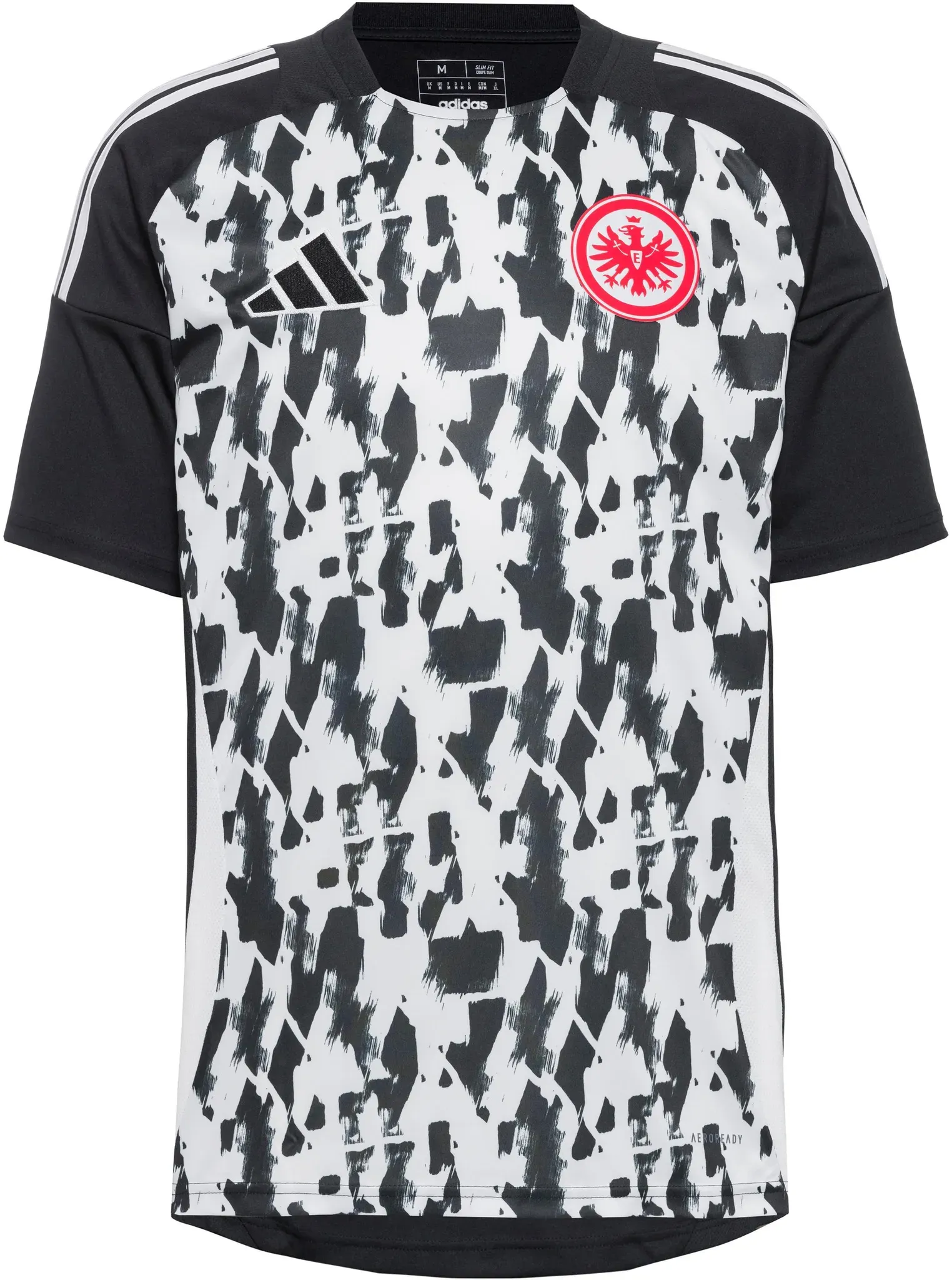 adidas Eintracht Frankfurt 25-26 Funktionsshirt Herren in black-white, Größe S - schwarz