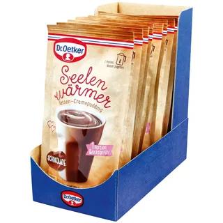 Dr. Oetker Seelenwärmer Pudding Schoko für 150 ml Wasser, 10er Pack