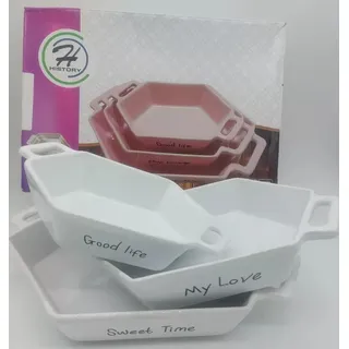 History Auflaufformen 3er Set Ofenschalen NEU