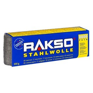 RAKSO Stahlwolle extrem fein 0000 200g RAKSO