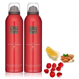 The Ritual of Ayurveda Foaming Shower Gel 3 x 200 ml