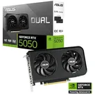 ASUS DUAL GeForce RTX 5050 OC Edition Grafikkarte 8GB GDDR6, 1xHDMI, 3xDP