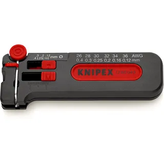 Knipex 12 80 040 SB Mini-Abisolierwerkzeug 100 mm
