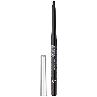 Manhattan Endless Stay Waterproof Gel Eyeliner – Schwarzer Gel Eyeliner mit herausdrehbarer Mine ohne Anspitzen – Farbe Blackest Black 006 – 2,6g , (1er Pack)