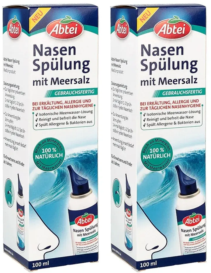 Abtei Nasenspülung Mit Meersalz Spray