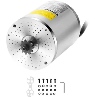 Vevor 3000W Bürstenloser Gleichstrommotor, 60V 4800rpm Motor für E-Bike, Dirt Bike