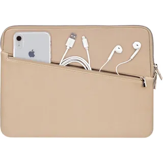 Artwizz Neoprene Sleeve Pro Tasche kompatibel mit MacBook Air 13 (2018-2024), MB Pro 13 (2016-2022) - Schutzhülle mit Zubehör-Fach - Gold