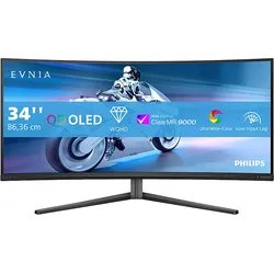PHILIPS 34M2C6500 34 Zoll WQHD Gaming Monitor 0,03 ms Reaktionszeit 175 Hz