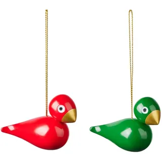 Kay Bojesen Denmark Kay Bojesen Birds Dekofigur Weihnachtsvögel 2er Set)