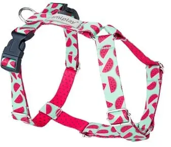 Amiplay Guard BeHappy XL verstellbares Geschirr Wassermelone