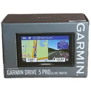 Garmin Drive 5 Pro Navi - LiveTraffic|Verkehr|Parken|+ Karten Updates  - NEU OVP