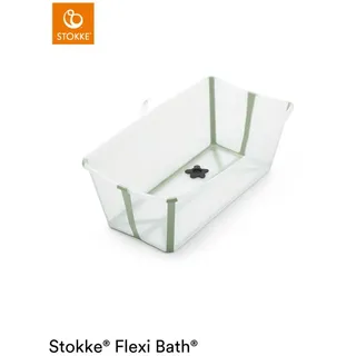 Stokke Flexi Bath, Faltbare Badewanne transparent green