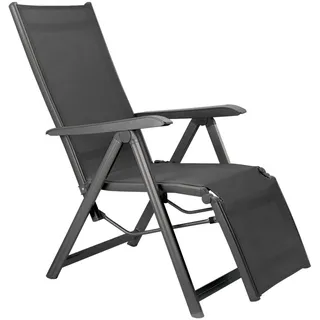 Kettler BasicPlus Relaxsessel 61 x 90 x 111 cm anthrazit/anthrazit klappbar