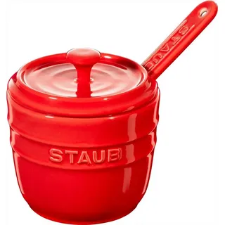 Zwilling Zuckerdose mit Löffel Kirschrot 9 cm
