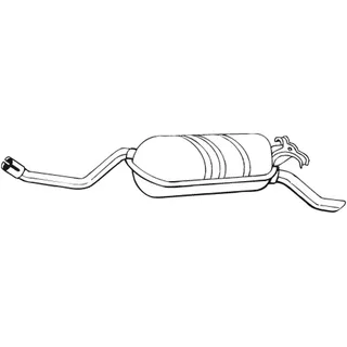 BOSAL Endschalldämpfer 278-189