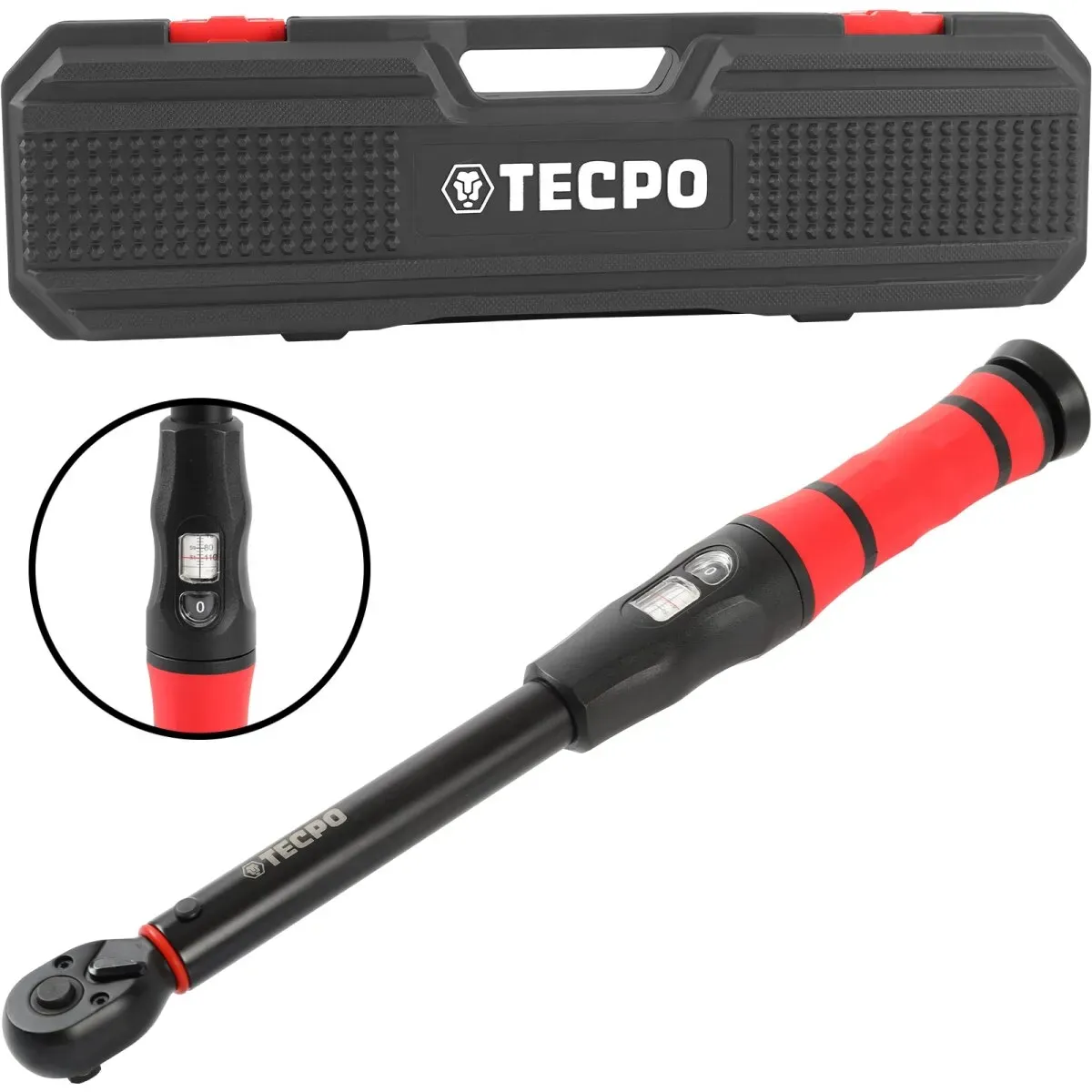 TECPO Drehmomentschlüssel mit 3/8" Antrieb 10-110 Nm