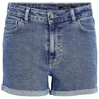 Noisy May Moni Az358mb Kurze Jeans - Medium Blue Denim - S