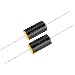 2 STÜCKE Kondensator Frequenzteiler HiFi Sound Kapazität Audio Lautsprecher Kondensator Reine Kupferdraht Pins für Auto Höhen, Lautsprecher Frequenzteiler, etc.(3.3uf)
