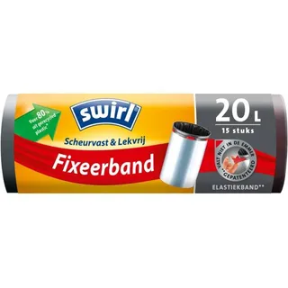 Swirl Swirl® Fixierband-Müllbeutel 20 l 15 Stück