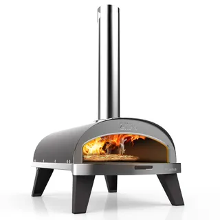 ziipa Piana Holz-Pizzaofen Farbe Schiefer
