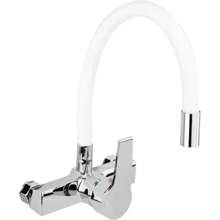 Fala Küchenarmatur, flexible weiß, Wasserhahn,