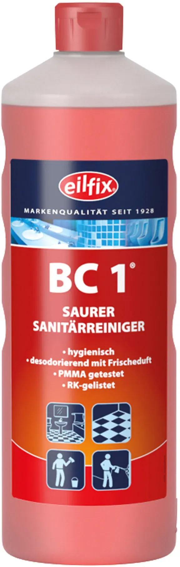 Eilfix BC 1 Sanitärreiniger 1 Liter Flasche