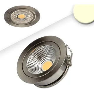 ISOLED LED Möbel-Einbaustrahler COB mit Reflektor, 3W, 60°, nickel geb., warmweiß