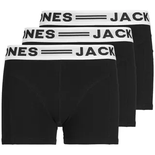 JACK & JONES Boy Boxershorts 3er Pack in Schwarz/Weiß