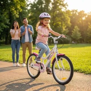 ACTIONBIKES MOTORS Butterfly 20 Zoll RH 31 cm weiß/pink