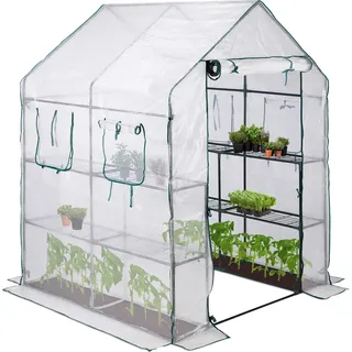 Relaxdays Gewächshaus Folie Transparent 2 mm 2,00 m2