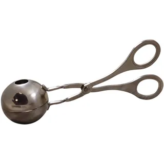 Fackelmann 40920 Große Wadenform aus Fleisch, Fischen, Riso, Tofu etc, Dia. 4,8 cm, Stahl, Sybaris, (Farbe: Silber), Menge: 1 Stück rostfrei