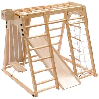 Home Deluxe Klettergerüst Indoor LIO Braun