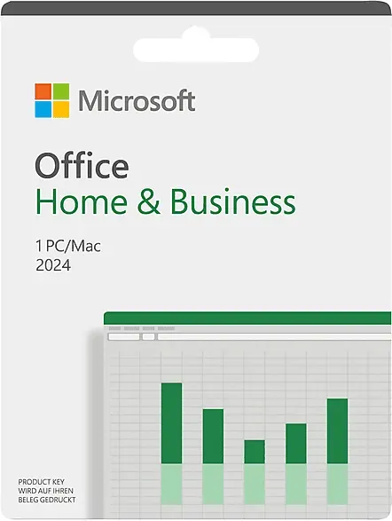 Microsoft Office Home & Business 2024 - Einmaliger Kauf für PC oder Mac, Download Code [Multiplattform]