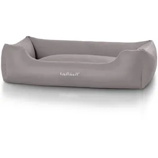 None Hundebett Sidney aus Kunstleder - XXL - grau